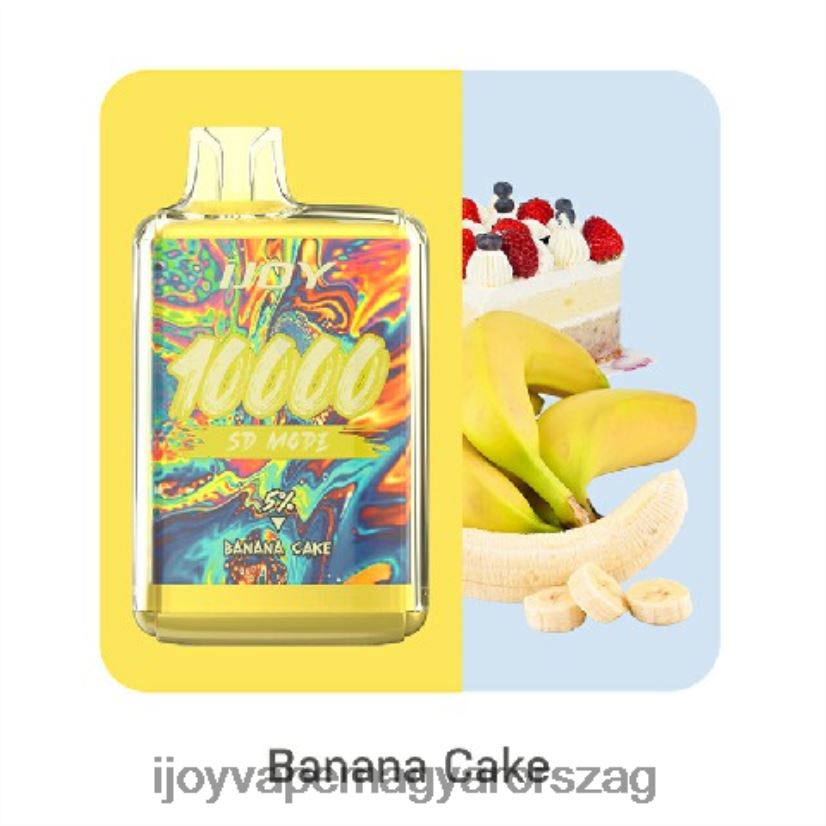 iJOY Bar SD10000 egyszer használatos Z424R8161 - iJOY Vape Magyarország banán torta