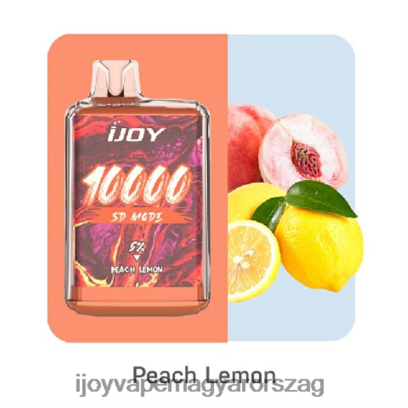 iJOY Bar SD10000 egyszer használatos Z424R8168 - iJOY Vape Review barack citrom