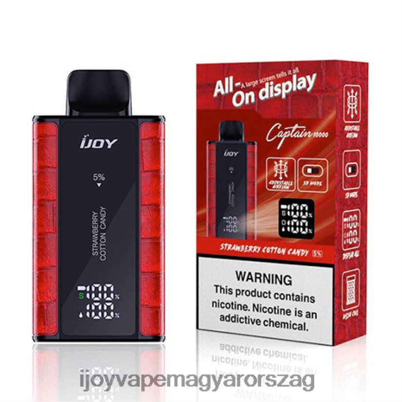 iJOY Bar Captain egyszer használatos Z424R895 - iJOY Vape Price epres vattacukor
