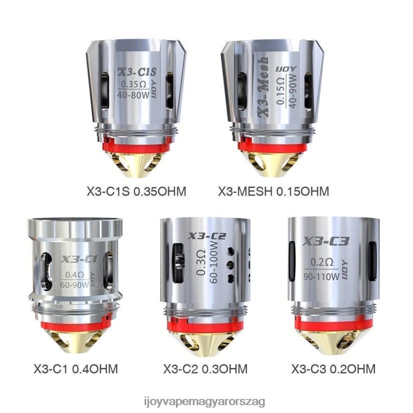 iJOY Captain x3 cseretekercs (3 db-os csomag) Z424R8109 - iJOY Vapes For Sale